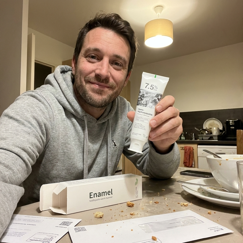Énamel — Dentifrice Blanchissant nHAp 7,5% • Sans Fluor