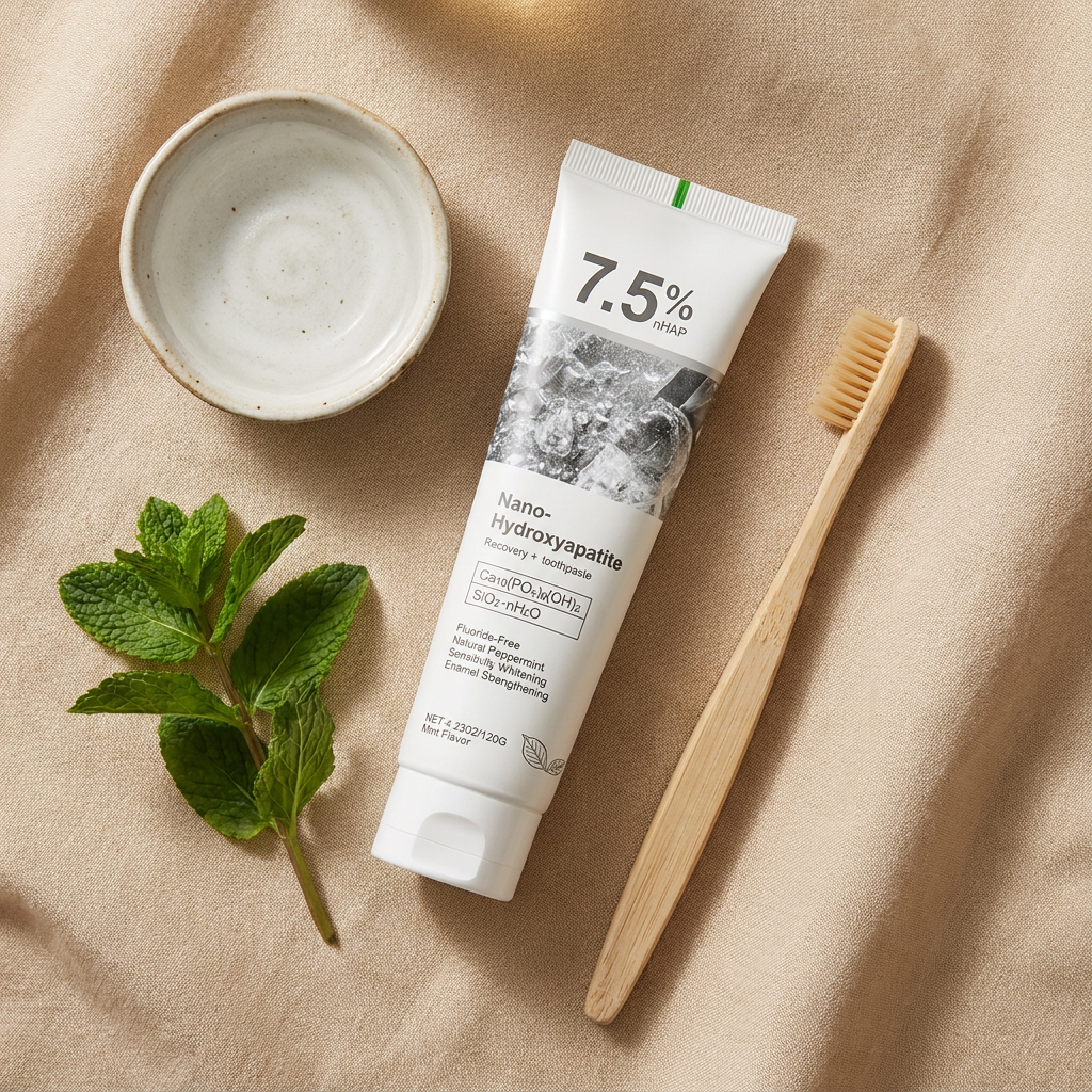 Énamel — Dentifrice Blanchissant nHAp 7,5% • Sans Fluor